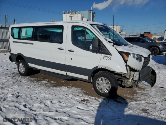 2018 Ford Transit Passenger Wagon XL with VIN 1FBZX2YM9JKA03351, listed as a Copart auction lot 88457805 with 225,615 mi miles and Salvage Title. Bid and sale history available at carsss.com. Image 4.