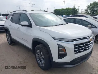 2025 Chevrolet Equinox AWD LT with VIN 3GNAXPEG0SL225403, listed as a IAAI auction lot 41939132 with 9,788 mi miles. Bid and sale history available at carsss.com. Image 1.