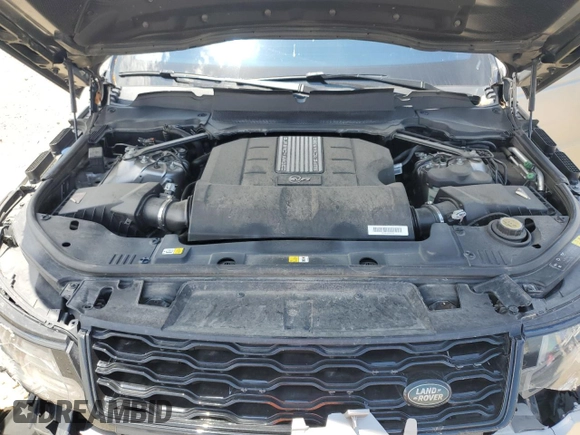 2018 Land Rover Range Rover Sport SVR with VIN SALWZ2SE9JA184718, listed as a Copart auction lot 62116664 with 89,605 mi miles and Salvage Title. Bid and sale history available at carsss.com. Image 12.