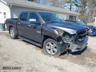 2015 Ram 1500 Big Horn with VIN 1C6RR7LT7FS758126, listed as a IAAI auction lot 41712379 with 204,026 mi miles. Bid and sale history available at carsss.com. Image 1.
