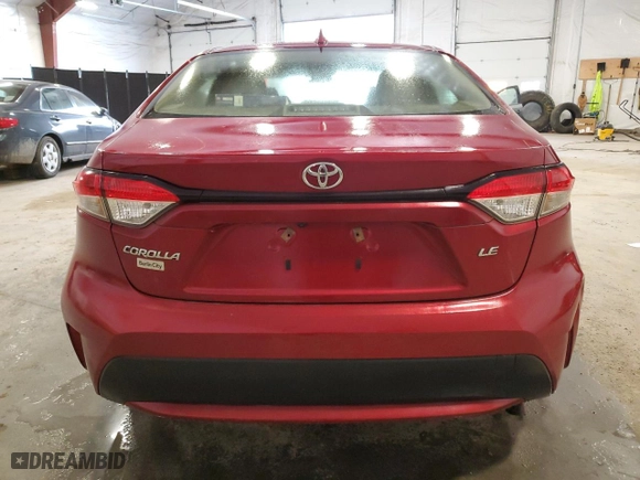 2022 Toyota Corolla LE with VIN JTDEPMAE9NJ227451, listed as a Copart auction lot 49474975 with 93,044 mi miles and Clean Title. Bid and sale history available at carsss.com. Image 6.