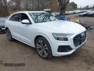 2019 Audi Q8 Prestige with VIN WA1CVAF19KD008236, listed as a IAAI auction lot 41839057 with 70,137 mi miles. Bid and sale history available at carsss.com. Image 1.
