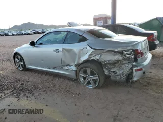 2012 Lexus IS 250 C z VIN JTHFF2C28C2525767, wystawiony jako Copart lot #61878825 z przebiegiem 65 218 mil mil oraz Szkoda całkowita • Salvage title. Historia ofert i sprzedaży dostępna na DreamBid. Obrazek 2.
