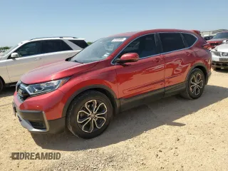 2022 Honda CR-V EX-L with VIN 5J6RW1H89NA000385, listed as a Copart auction lot 52536995 with 55,167 mi miles and Clean title. Bid and sale history available at DreamBid. Image 1.