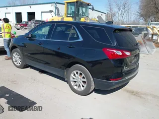 2019 Chevrolet Equinox LT with VIN 2GNAXUEV4K6135155, listed as a IAAI auction lot 41796183 with 104,554 mi miles and . Bid and sale history available at carsss.com. Image 3.