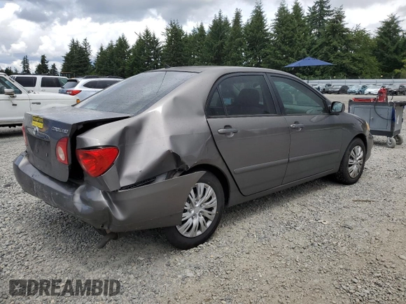 2005 Toyota Corolla CE with VIN 1NXBR32EX5Z407487, listed as a Copart auction lot 61650235 with 233,561 mi miles and Salvage title. Bid and sale history available at DreamBid. Image 3.