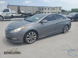 2014 Hyundai Sonata Limited with VIN 5NPEC4AB7EH846186, listed as a Copart auction lot 53352775 with 148,165 mi miles and Clean Title. Bid and sale history available at DreamBid. Image 1.