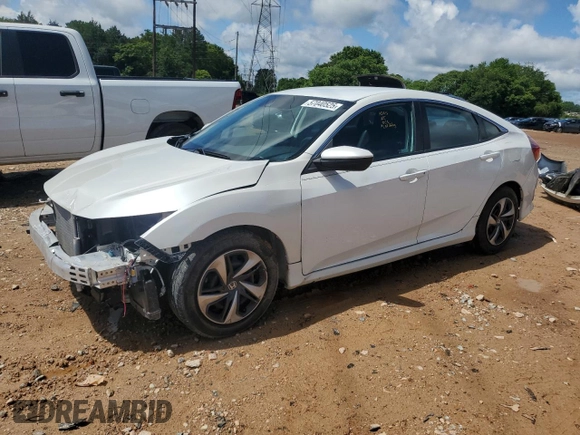 2020 Honda Civic LX z VIN 2HGFC2F64LH592299, wystawiony jako Copart lot #57040525 z przebiegiem 154 093 mil mil oraz Szkoda całkowita • Salvage title. Historia ofert i sprzedaży dostępna na DreamBid. Obrazek 1.