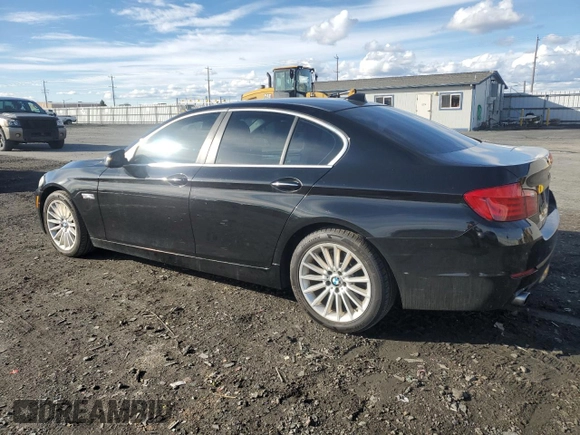 2013 BMW 5 Series 535i with VIN WBAFR7C50DC825246, listed as a Copart auction lot 48802175 with 112,296 mi miles and Salvage Title. Bid and sale history available at DreamBid. Image 2.