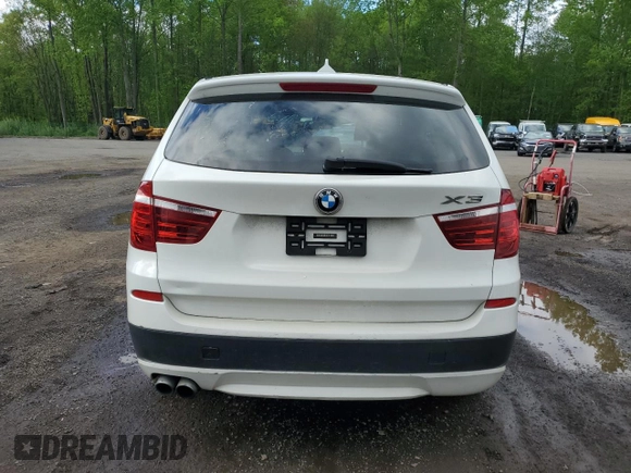 2014 BMW X3 xDrive28i with VIN 5UXWX9C51E0D17523, listed as a Copart auction lot 56364895 with 155,656 mi miles and Clean Title. Bid and sale history available at DreamBid. Image 6.
