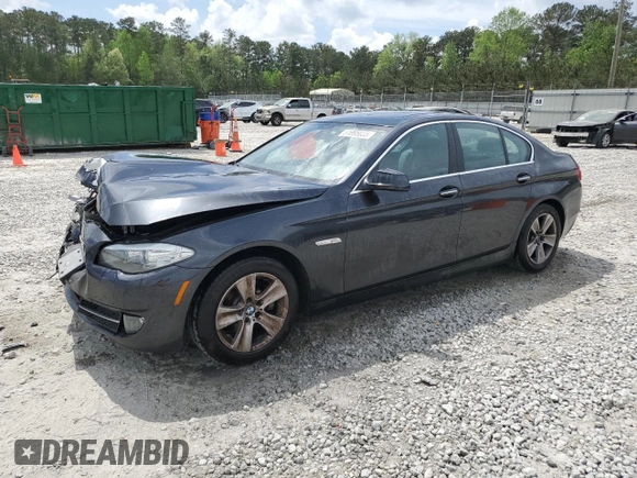 2011 BMW 5 Series 528i with VIN WBAFR1C51BDS36663, listed as a Copart auction lot 51995635 with 112,132 mi miles and Salvage Title. Bid and sale history available at carsss.com. Image 1.
