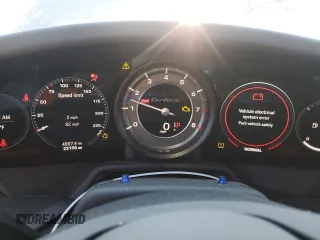 2021 Porsche 911 Turbo S with VIN WP0CD2A95MS263671, listed as a Copart auction lot 49399805 with 0 mi miles and Salvage Title. Bid and sale history available at carsss.com. Image 9.