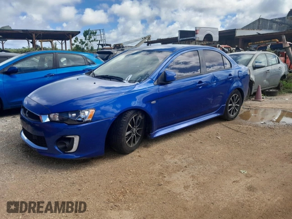2017 Mitsubishi Lancer ES with VIN JA32U2FU0HU013465, listed as a Copart auction lot 61917694 with 40,568 mi miles and Non Repairable. Bid and sale history available at DreamBid. Image 1.