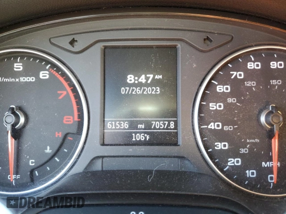 2017 Audi A3 Sedan Premium with VIN WAUAUGFF0H1061896, listed as a Copart auction lot 59902773 with 61,536 mi miles. Bid and sale history available at carsss.com. Image 9.