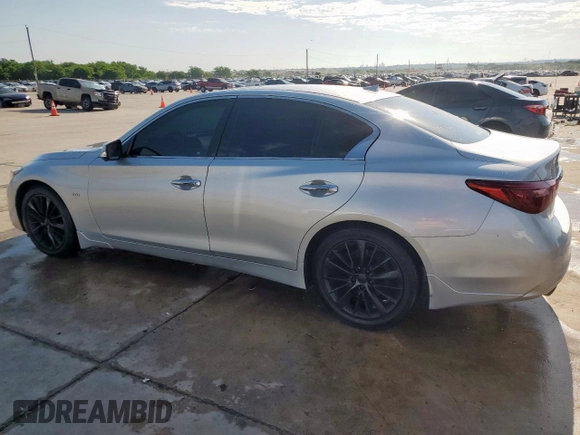 2018 Infiniti Q50 Sport z VIN JN1EV7AP3JM350036, wystawiony jako Copart lot #56720915 z przebiegiem 75 298 mil mil oraz Szkoda całkowita • Salvage title. Historia ofert i sprzedaży dostępna na DreamBid. Obrazek 2.