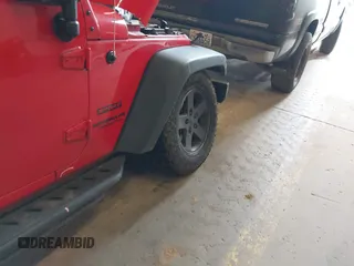 2017 Jeep Wrangler Unlimited Sport with VIN 1C4BJWDG0HL597113, listed as a IAAI auction lot 41764073 with 96,531 mi miles. Bid and sale history available at carsss.com. Image 6.