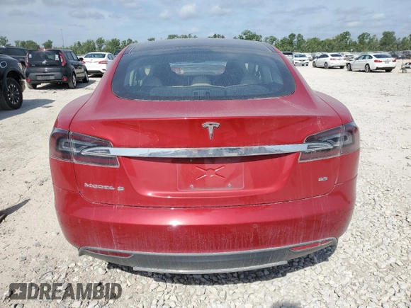 2014 Tesla Model S 60 with VIN 5YJSA1H13EFP30664, listed as a Copart auction lot 53142305 with 113,995 mi miles and Salvage Title. Bid and sale history available at DreamBid. Image 6.