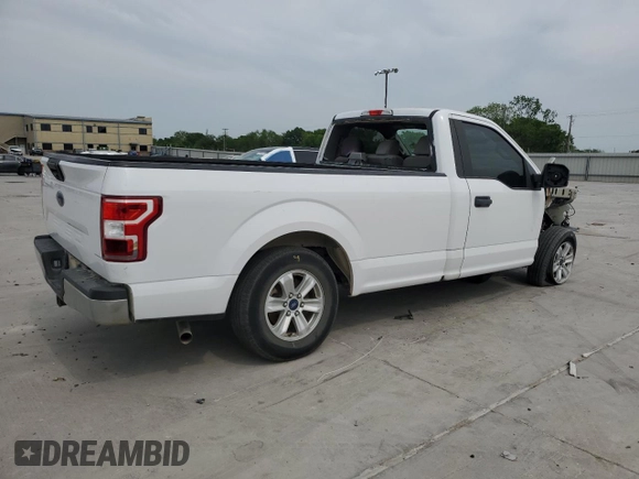 2018 Ford F-150 XL with VIN 1FTMF1CBXJKG02753, listed as a Copart auction lot 53904495 with 118,716 mi miles and Salvage Title. Bid and sale history available at carsss.com. Image 3.