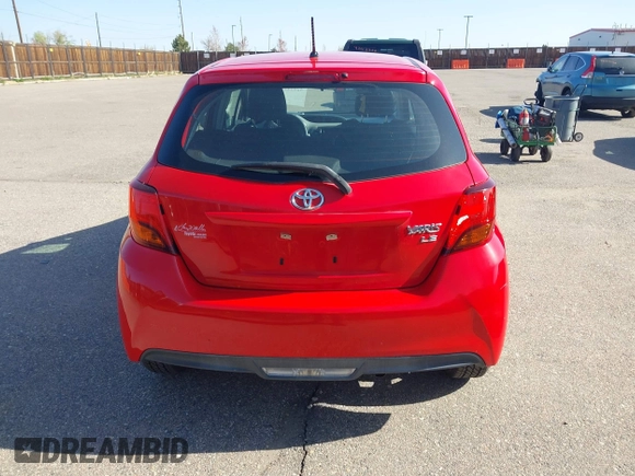 2015 Toyota Yaris L with VIN VNKKTUD38FA033446, listed as a IAAI auction lot 42014271 with 14,564 mi miles. Bid and sale history available at carsss.com. Image 17.