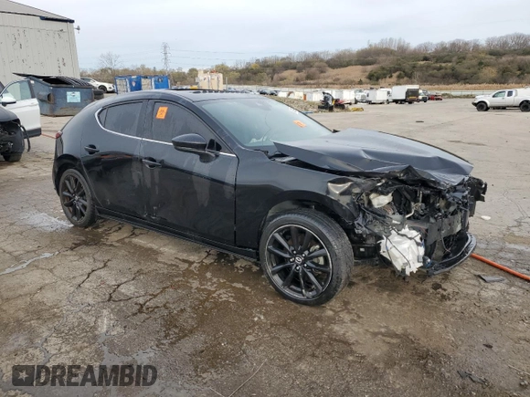 2019 Mazda Mazda3 Hatchback w/Premium Pkg with VIN JM1BPBNM2K1144979, listed as a Copart auction lot 80299074 with 0 mi miles and Clean Title. Bid and sale history available at carsss.com. Image 4.