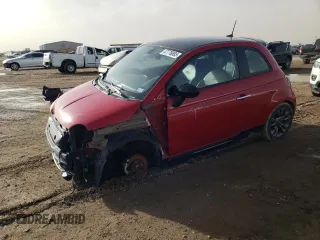 2017 FIAT 500 Pop with VIN 3C3CFFKR0HT699630, listed as a Copart auction lot 47778885 with 65,738 mi miles and Salvage Title. Bid and sale history available at carsss.com. Image 1.