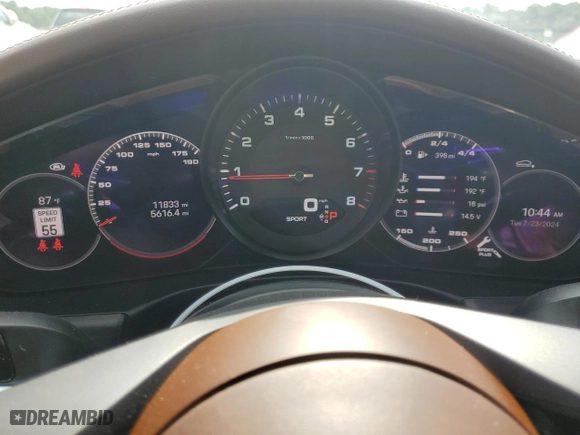 2023 Porsche Panamera with VIN WP0AJ2A72PL102613, listed as a Copart auction lot 63850554 with 11,833 mi miles and Salvage Title. Bid and sale history available at carsss.com. Image 9.