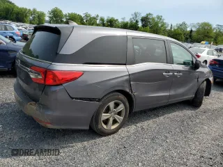 2019 Honda Odyssey EX with VIN 5FNRL6H59KB032323, listed as a Copart auction lot 58303005 with 248,486 mi miles and Salvage title. Bid and sale history available at DreamBid. Image 3.
