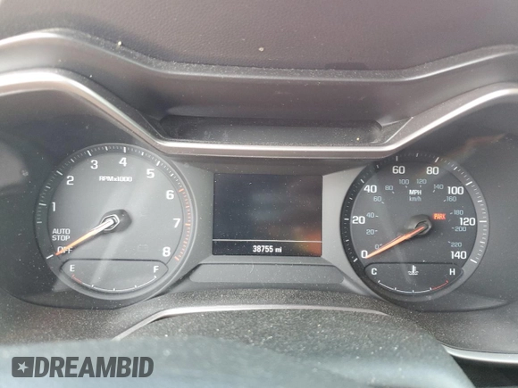 2021 Chevrolet TrailBlazer LS with VIN KL79MMS28MB130150, listed as a Copart auction lot 59362944 with 38,755 mi miles and Salvage Title. Bid and sale history available at DreamBid. Image 9.