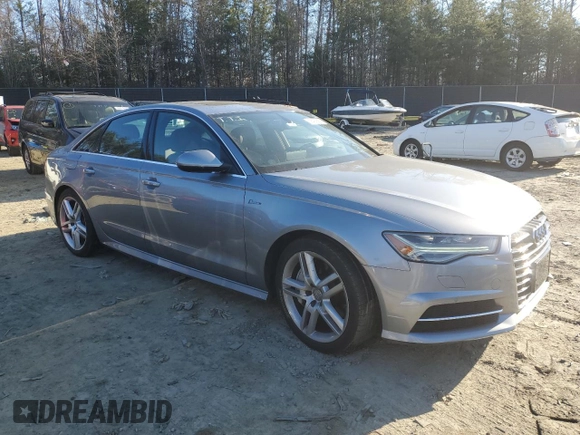 2016 Audi A6 3.0T Premium Plus with VIN WAUFGAFC7GN018017, listed as a Copart auction lot 39428863 with 78,284 mi miles. Bid and sale history available at carsss.com. Image 4.
