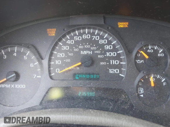 2003 Chevrolet TrailBlazer LS with VIN 1GNDS13S132407372, listed as a IAAI auction lot 42237194 with 215,990 mi miles and . Bid and sale history available at DreamBid. Image 7.