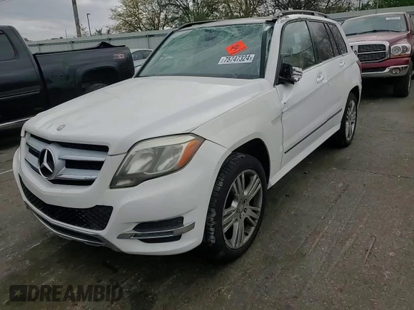 2014 Mercedes-Benz GLK 350 with VIN WDCGG5HBXEG178147, listed as a Copart auction lot 75747324 with 97,203 mi miles and Salvage Title. Bid and sale history available at DreamBid. Image 12.