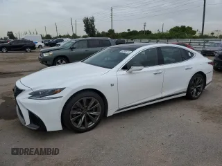 2020 Lexus LS with VIN JTHF51FF3L5010461, listed as a Copart auction lot 62300414 with 24,911 mi miles and Non Repairable. Bid and sale history available at carsss.com. Image 1.