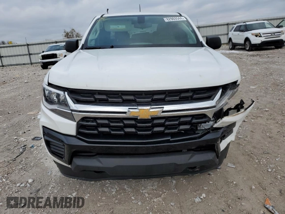 2021 Chevrolet Colorado 4WD Work Truck with VIN 1GCHTBEA7M1206343, listed as a Copart auction lot 82903544 with 17,331 mi miles and Salvage Title. Bid and sale history available at carsss.com. Image 5.