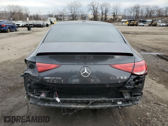 2019 Mercedes-Benz CLS with VIN WDD2J6BB7KA020448, listed as a Copart auction lot 47607135 with 52,212 mi miles and Salvage Title. Bid and sale history available at carsss.com. Image 6.