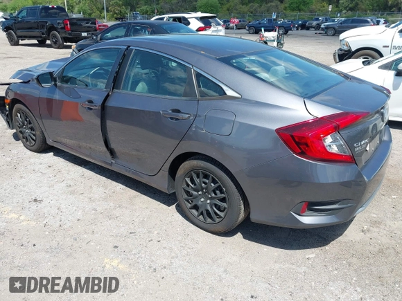 2019 Honda Civic Sedan LX with VIN 2HGFC2F64KH596741, listed as a IAAI auction lot 41944706 with 88,832 mi miles. Bid and sale history available at carsss.com. Image 3.