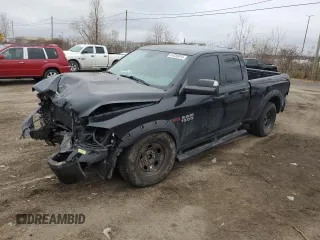 2018 Ram 1500 Tradesman z VIN 1C6RR7FMXJS228777, wystawiony jako Copart lot #81035814 z przebiegiem 175 231 mil mil oraz Szkoda całkowita • Salvage title. Historia ofert i sprzedaży dostępna na DreamBid. Obrazek 1.