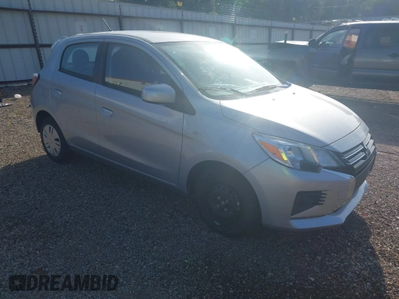 2024 Mitsubishi Mirage ES z VIN ML32AUHJ2RH019158, wystawiony jako IAAI lot #42496751 z przebiegiem 9 663 mil mil oraz . Historia ofert i sprzedaży dostępna na DreamBid. Obrazek 1.