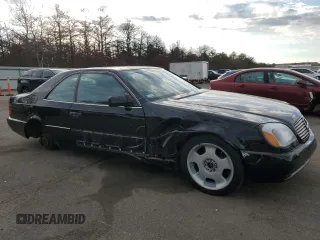 1994 Mercedes-Benz S with VIN WDBGA70E1RA179915, listed as a Copart auction lot 81132724 with 88,995 mi miles and Salvage Title. Bid and sale history available at DreamBid. Image 4.
