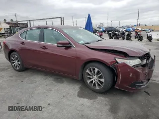 2015 Acura TLX with VIN 19UUB1F30FA017002, listed as a Copart auction lot 50448195 with 168,332 mi miles and Salvage Title. Bid and sale history available at carsss.com. Image 4.