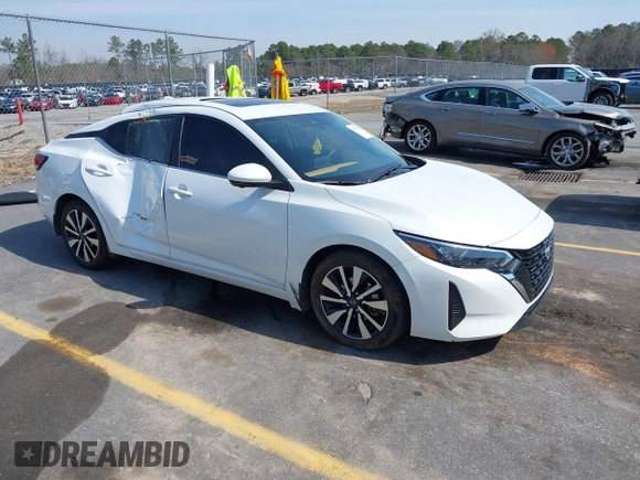 2024 Nissan Sentra SV with VIN 3N1AB8CV1RY205644, listed as a IAAI auction lot 41778439 with 40,266 mi miles and . Bid and sale history available at DreamBid. Image 1.