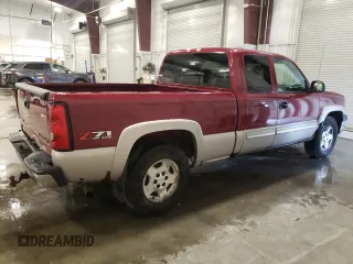 2005 Chevrolet Silverado 1500 Z71 with VIN 1GCEK19B65Z320601, listed as a Copart auction lot 52506345 with 169,157 mi miles and Salvage Title. Bid and sale history available at DreamBid. Image 3.