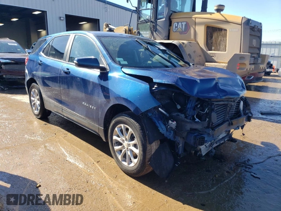2021 Chevrolet Equinox LT with VIN 2GNAXUEV5M6148158, listed as a Copart auction lot 46688855 with 109,271 mi miles and Salvage Title. Bid and sale history available at DreamBid. Image 4.