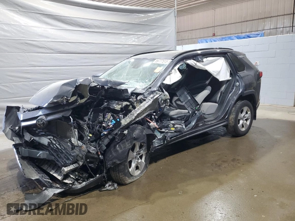 2019 Toyota RAV4 XLE with VIN 2T3P1RFV0KW059311, listed as a Copart auction lot 59777515 with Not provided miles and Salvage title. Bid and sale history available at DreamBid. Image 1.