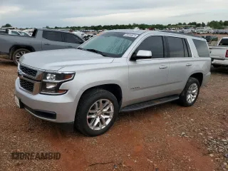 2018 Chevrolet Tahoe LT with VIN 1GNSCBKC5JR356791, listed as a Copart auction lot 55044675 with 125,616 mi miles and Salvage title. Bid and sale history available at DreamBid. Image 1.