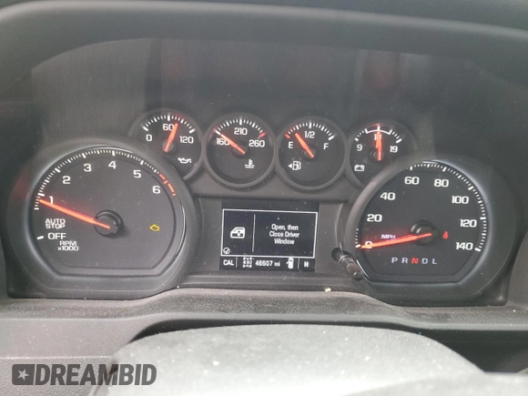 2022 GMC Sierra 1500 Limited Pro with VIN 3GTN9AEK9NG207906, listed as a Copart auction lot 36989484 with 46,607 mi miles and Non Repairable. Bid and sale history available at carsss.com. Image 9.
