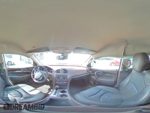 2014 Buick Enclave Premium with VIN 5GAKRCKD4EJ144427, listed as a Copart auction lot 53866595 with 150,755 mi miles and Salvage Title. Bid and sale history available at DreamBid. Image 15.