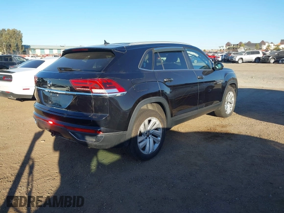 2021 Volkswagen Atlas SE with VIN 1V2WE2CA2MC221789, listed as a IAAI auction lot 41308009 with 53,627 mi miles and . Bid and sale history available at DreamBid. Image 4.