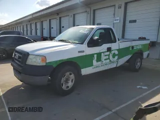 2005 Ford F-150 XL with VIN 1FTRF12225NB31015, listed as a Copart auction lot 57054635 with 164,642 mi miles and Salvage title. Bid and sale history available at DreamBid. Image 1.