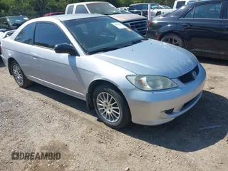2005 Honda Civic Cpe LX with VIN 1HGEM22555L080708, listed as a IAAI auction lot 41884559 with 273,112 mi miles. Bid and sale history available at carsss.com. Image 1.