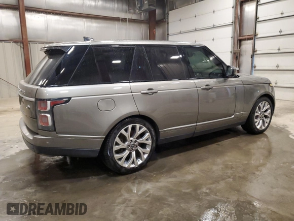 2018 Land Rover Range Rover with VIN SALGS2RE8JA393611, listed as a Copart auction lot 47208185 with 85,200 mi miles and Clean title. Bid and sale history available at DreamBid. Image 3.